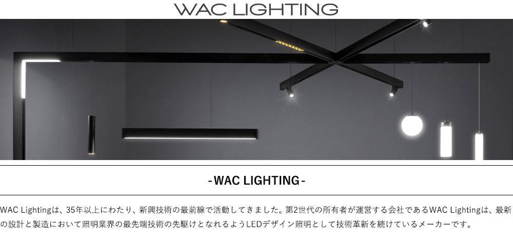 WAC LIGHTING シーリング照明一覧